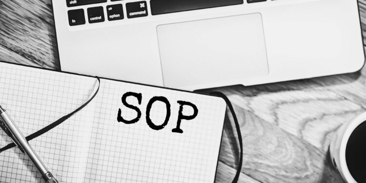 Essential Steps In writing SOPs