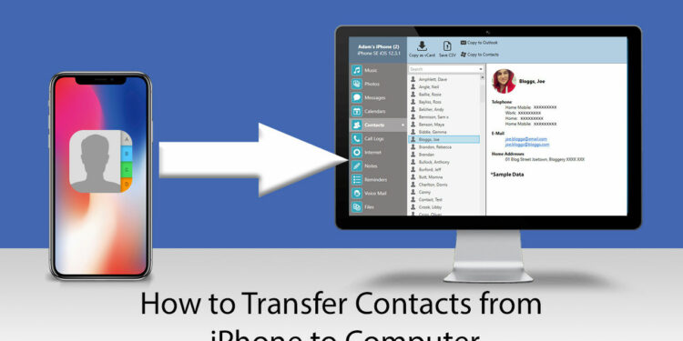 how to transfer contacts from iphone to iphone